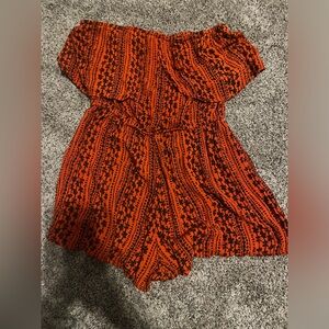 Free people xs strapless romper